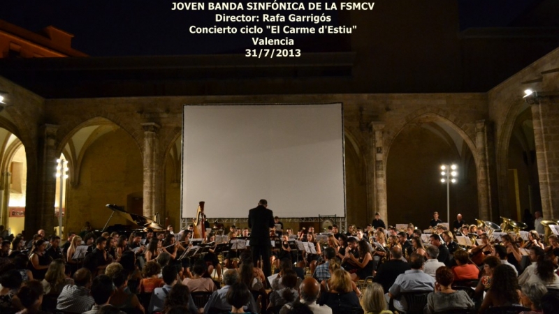 Año 2013 – Director titular de la Joven Banda Sinfónica de la Federación de Sociedades Musicales de la Comunidad Valenciana